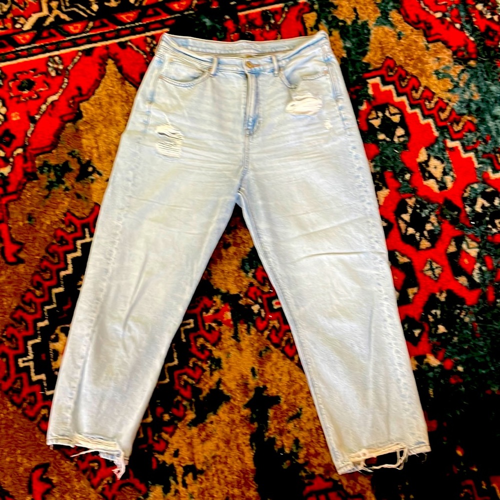 Womens highest rise 90s boyfriend jeans   Worn once